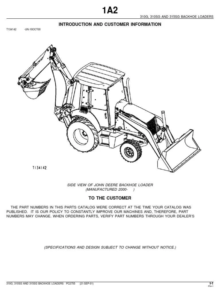 john deere 310g spec