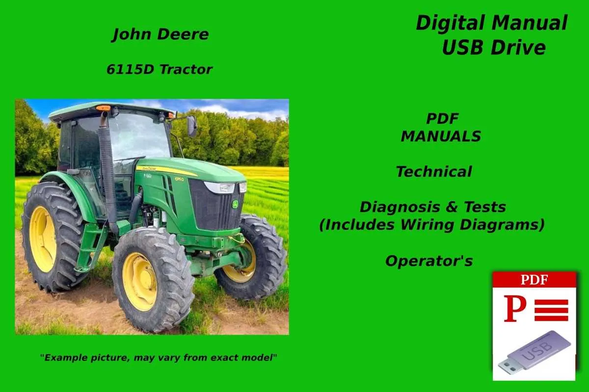 john deere 6115d tractor specs