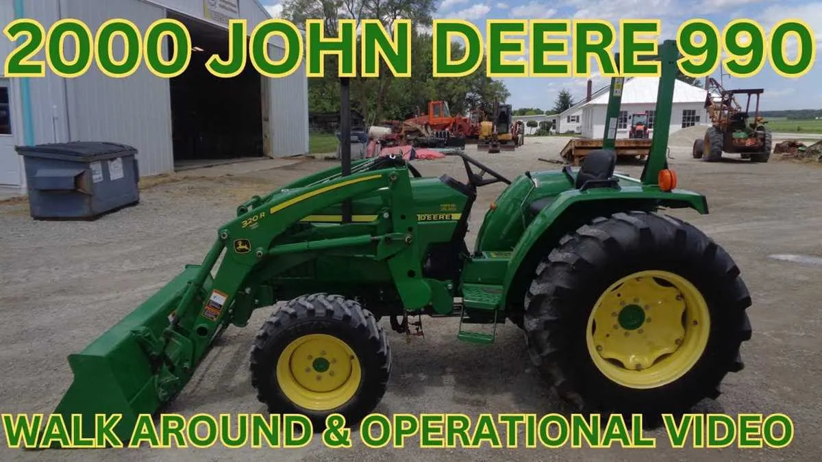 2007 john deere 990 specs