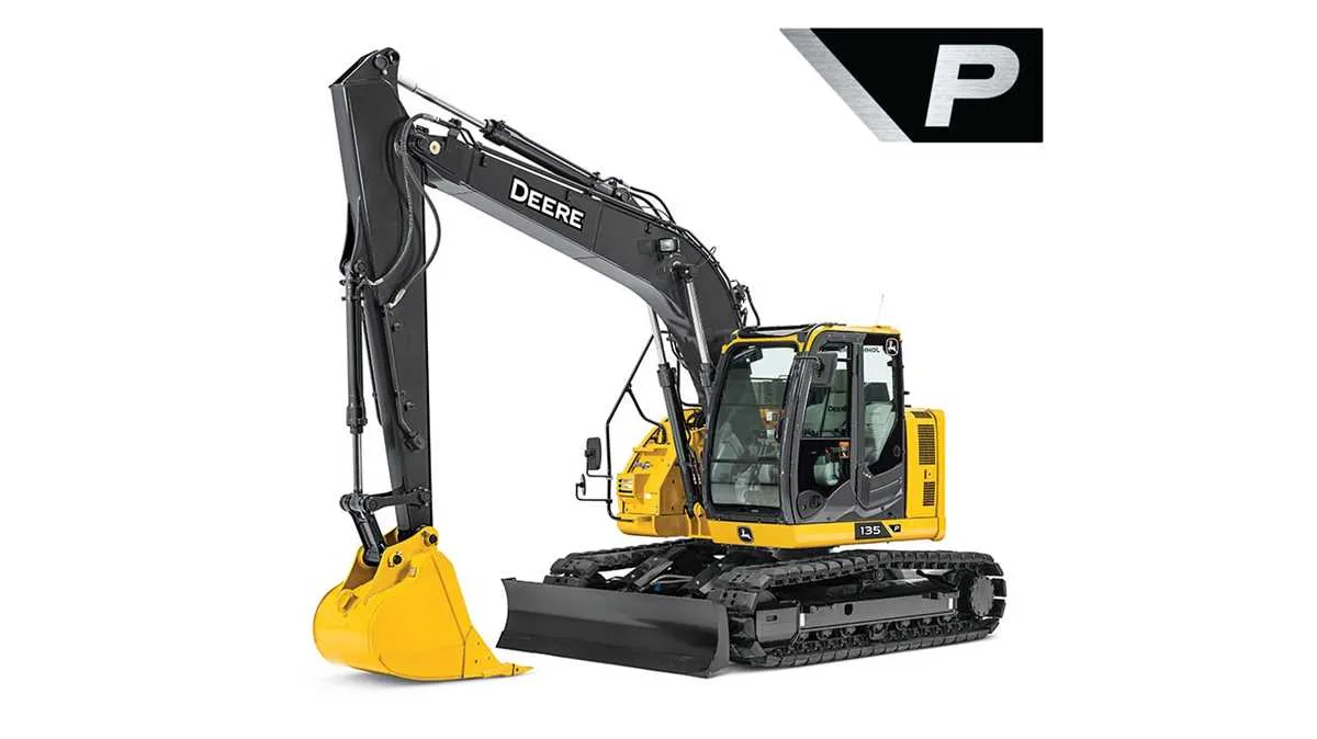 john deere 135g excavator specs