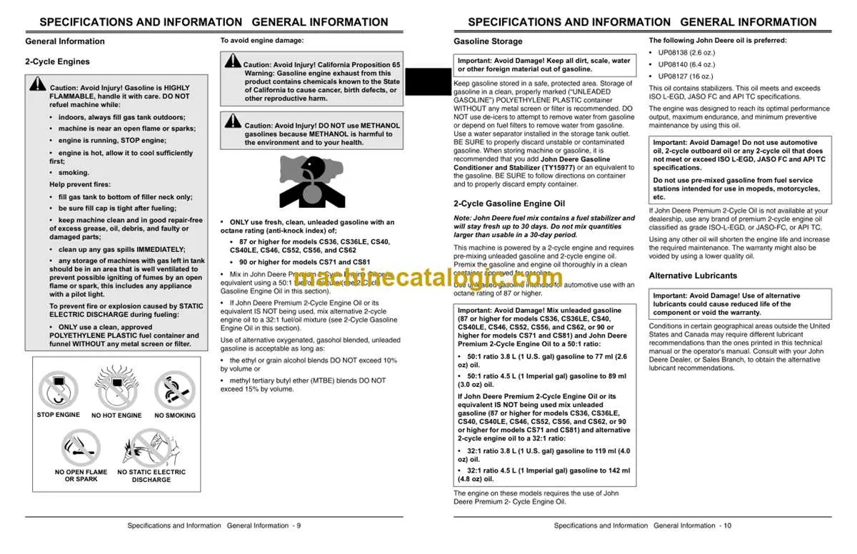 john deere cs81 specs