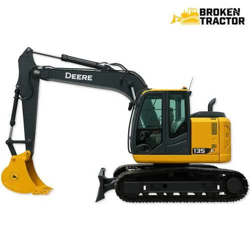 john deer d135 excavator specs