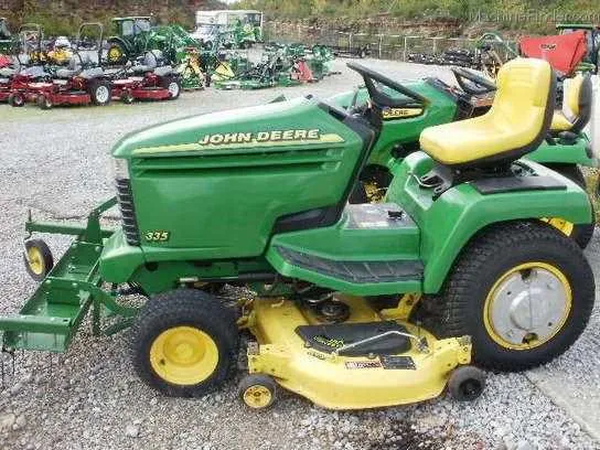 john deere 345 mower specs