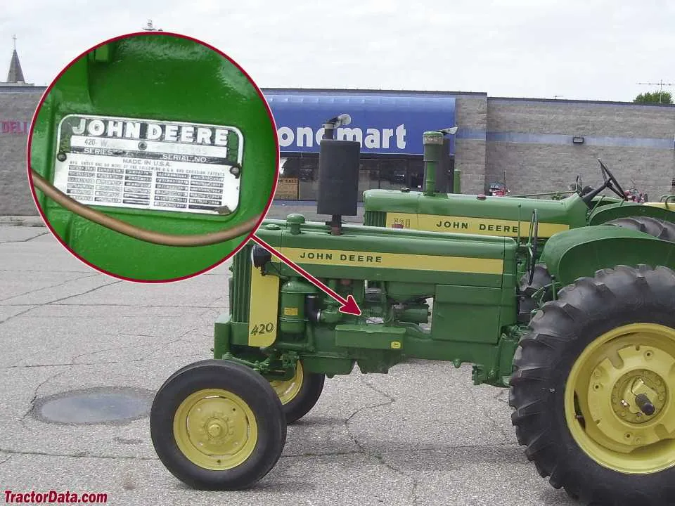 spec john deere 420