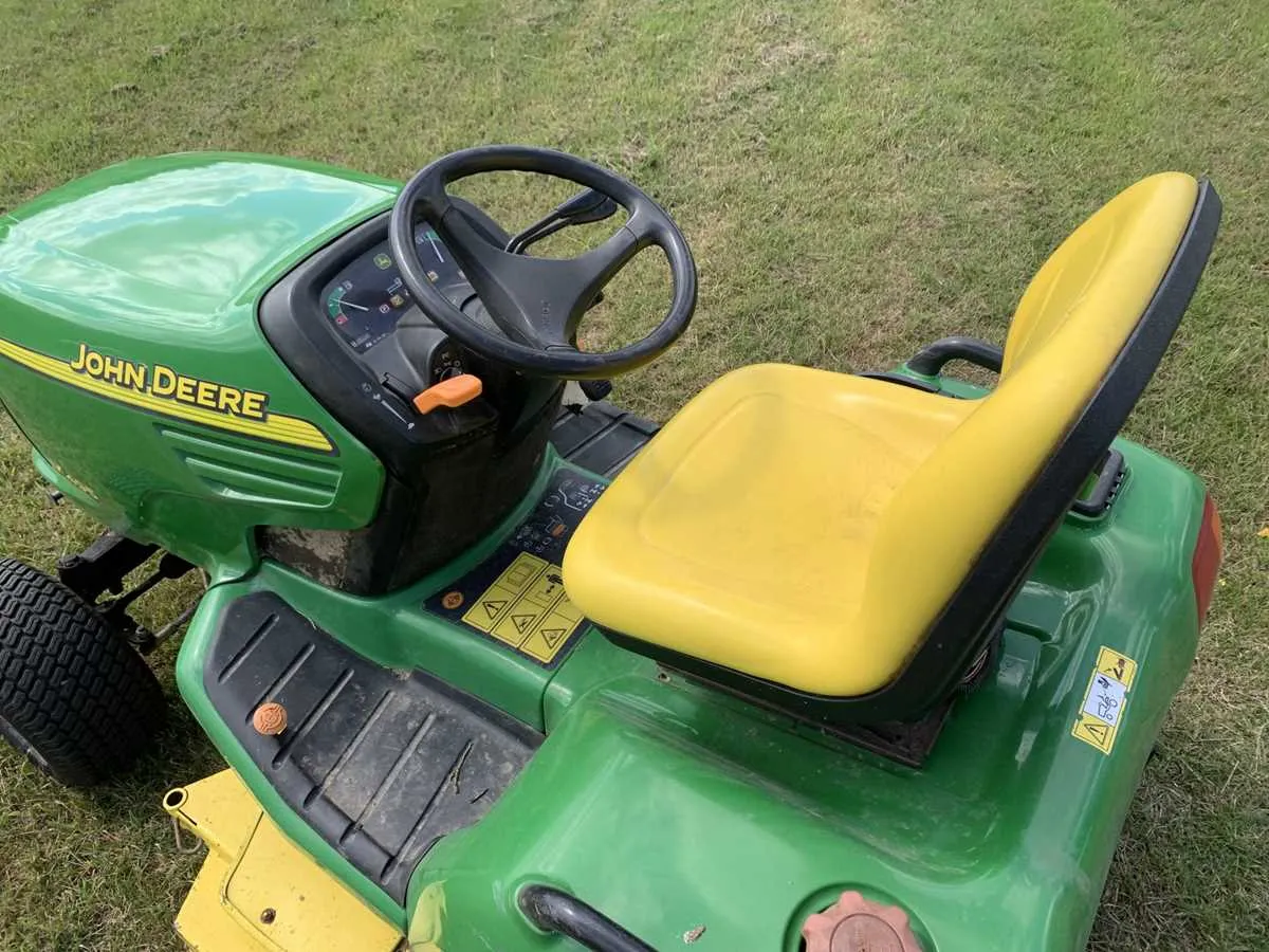 john deere sx95 riding mower specs