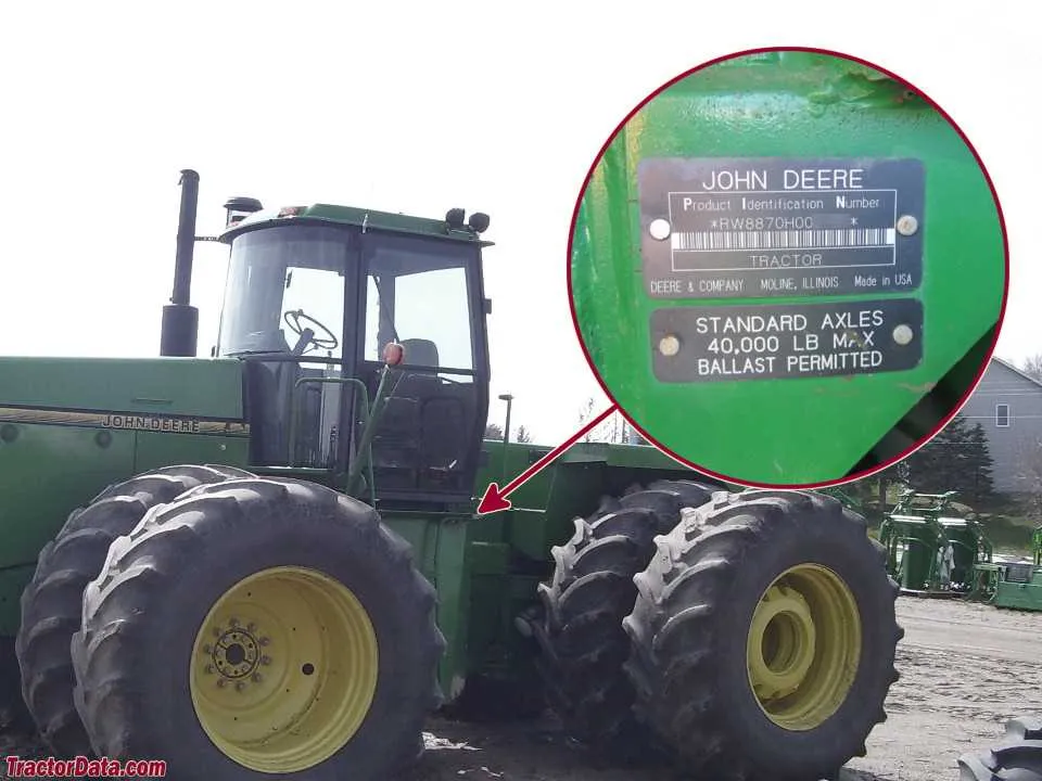 john deere 8570 engine specs