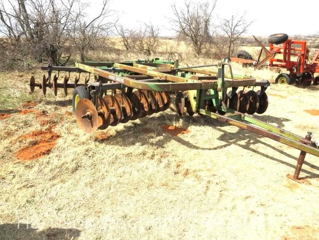 john deere 215 disk specs