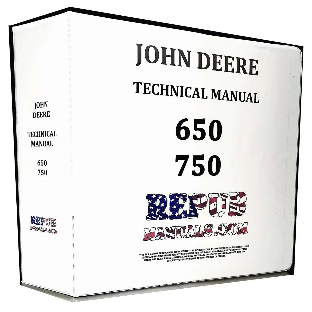 john deere 650 torque specs