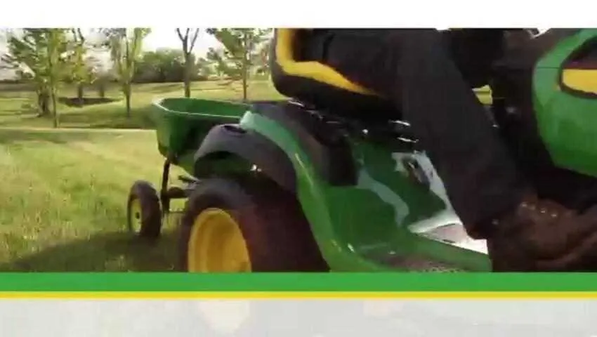 john deere tow behind fertilizer specs
