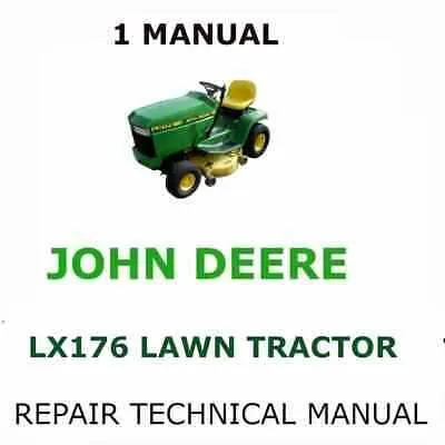 john deer lx176 tractor specs
