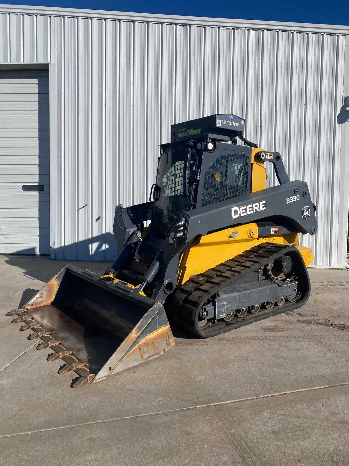 specs on john deere 333g