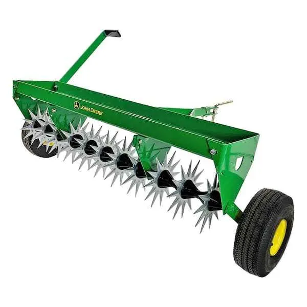 john deere tow behind fertilizer specs