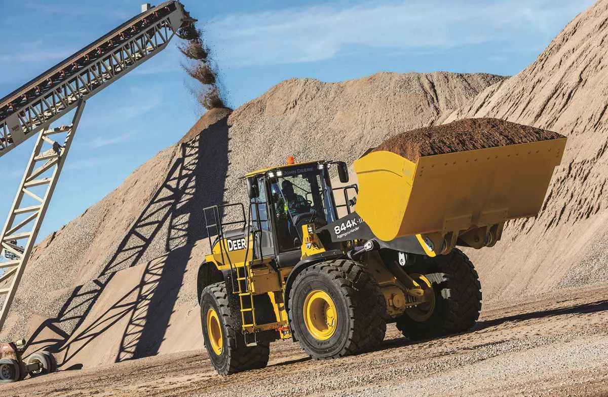 john deere 844 loader specs