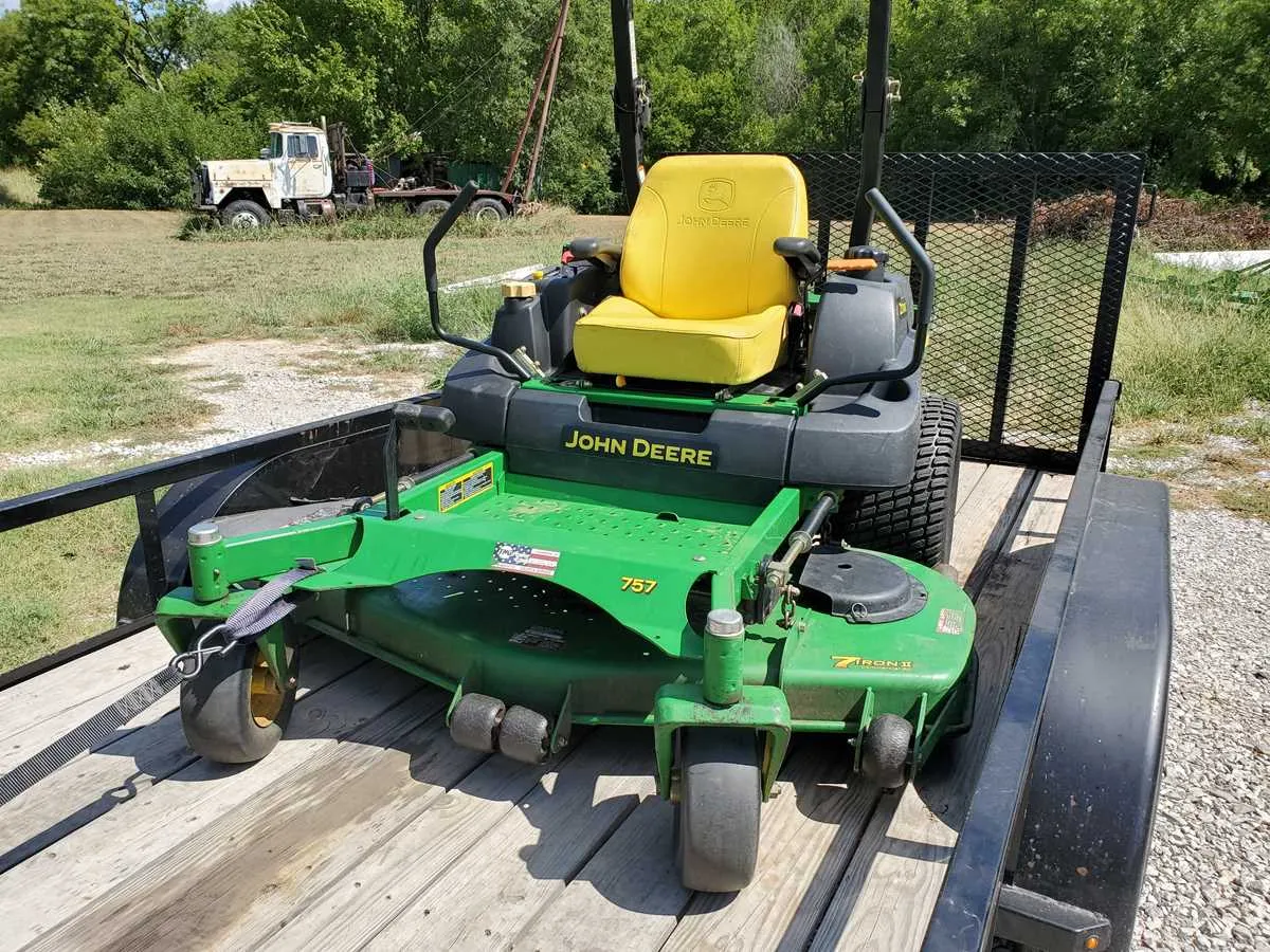 john deere 757 zero turn specs