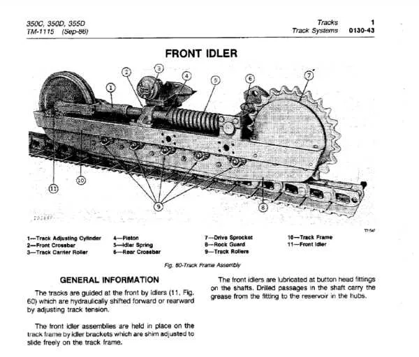 john deere 350c crawler specs