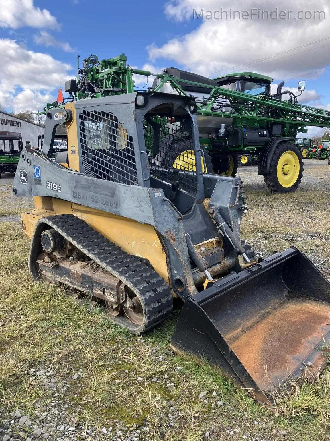 john deere 319e track loader specs