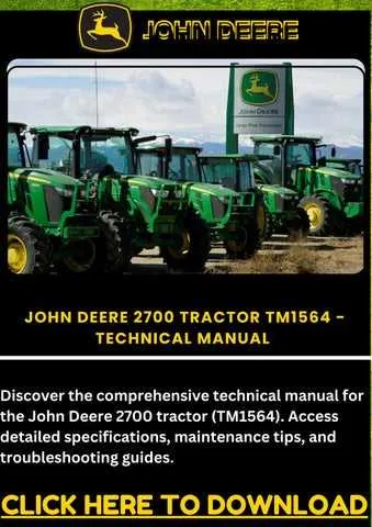 john deere 2700 specs