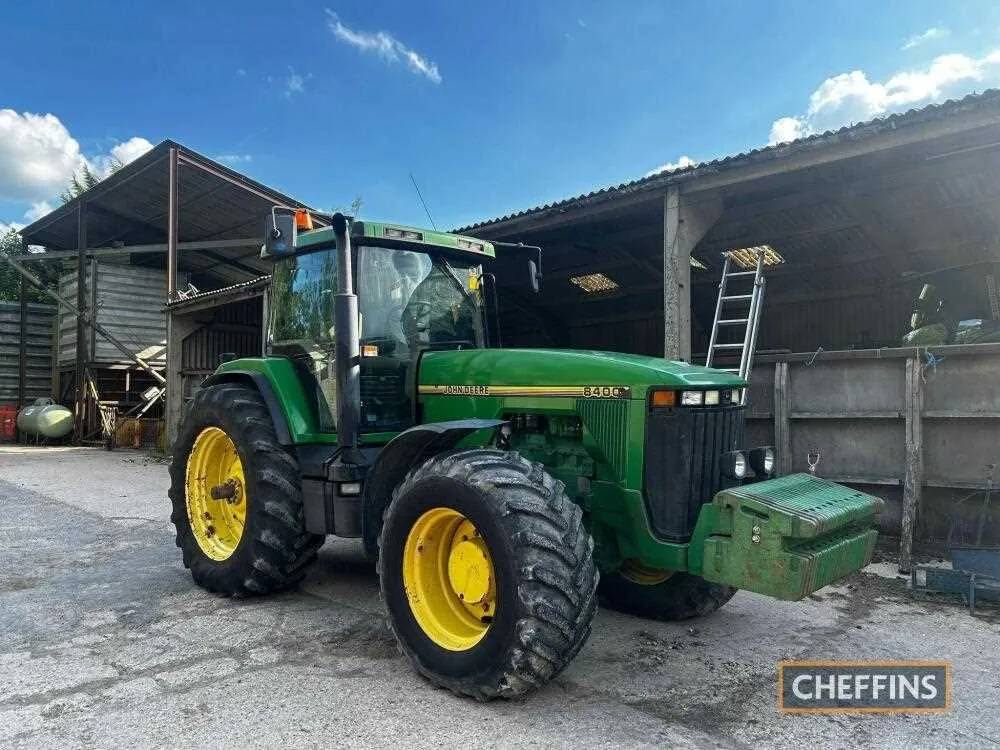 tractor data 8400 john deere specs