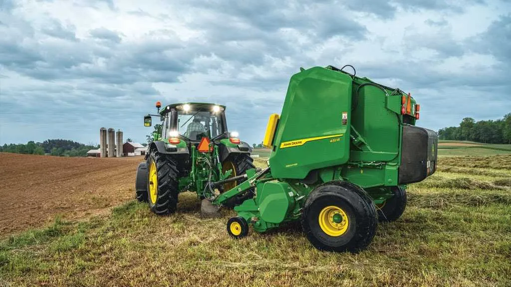 john deere 457 round baler specs