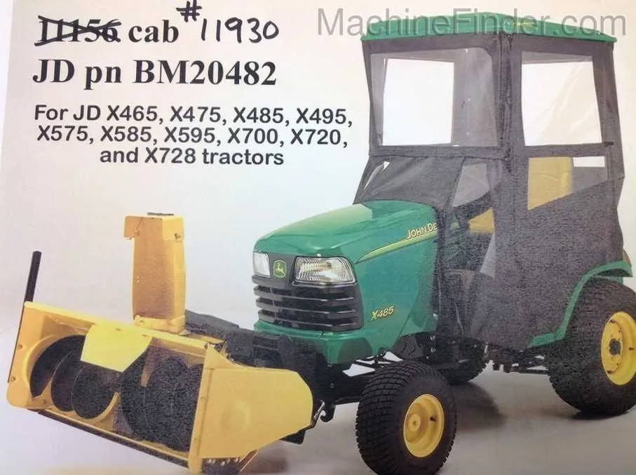 john deere x728 specs