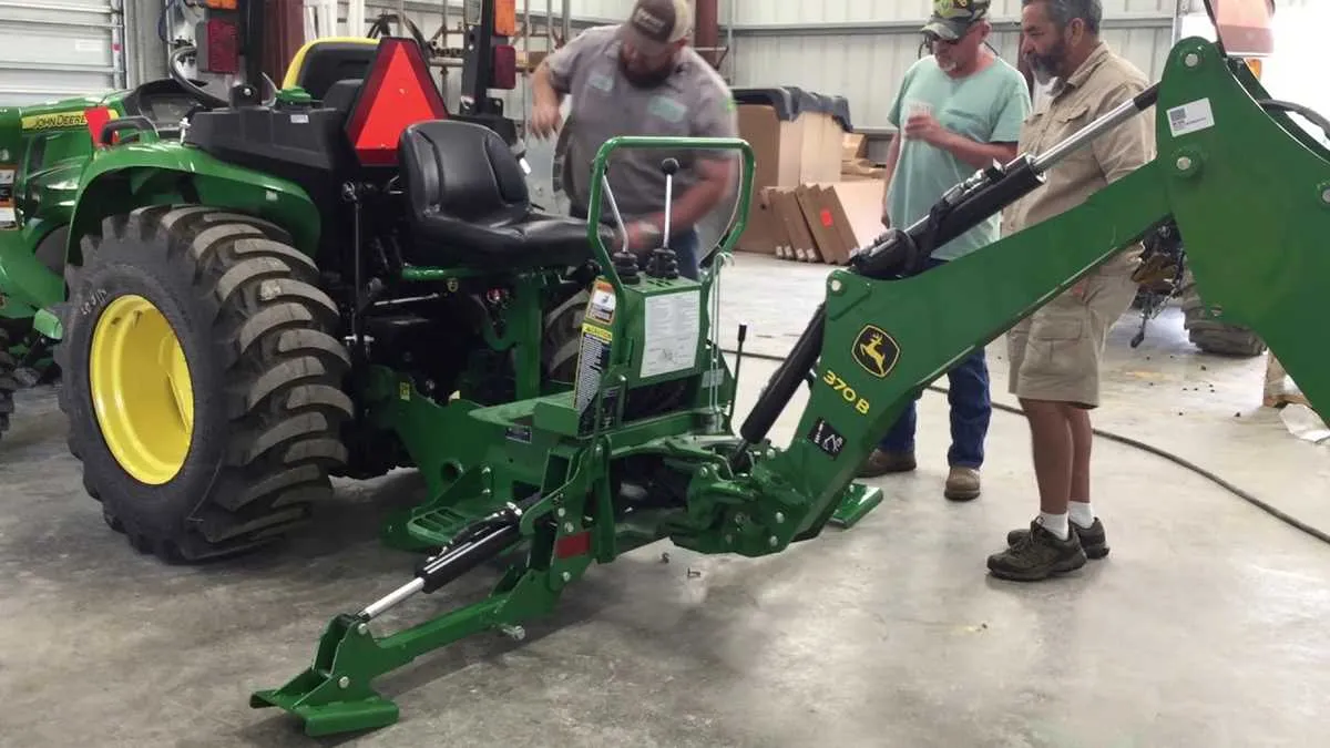 john deere 49 backhoe attachment specs