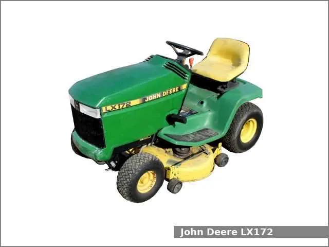 john deere lx172 specs