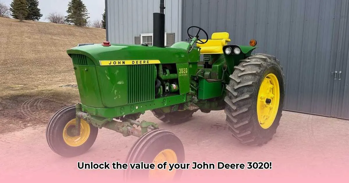 john deere 3020 loader specs