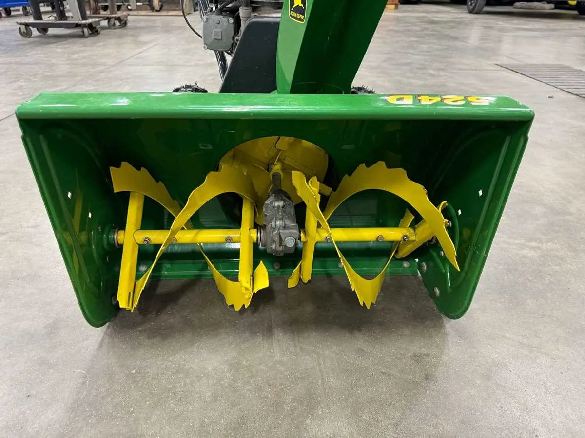 john deere 524d snowblower specs