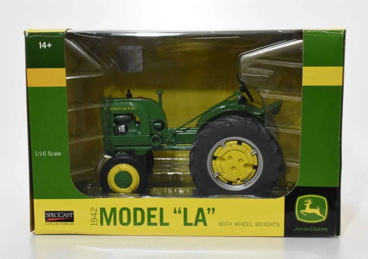 spec cast john deere model la