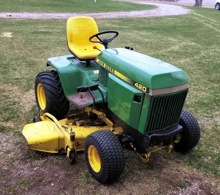 spec for john deere 420 mower
