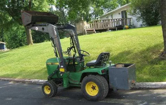 spec john deere 420 mower