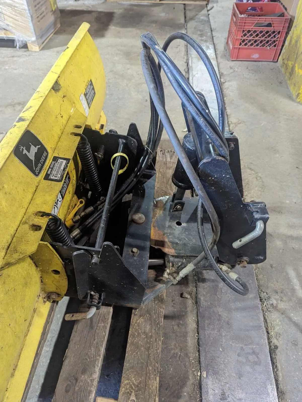 specs for john deere 54 in tractor snow plow