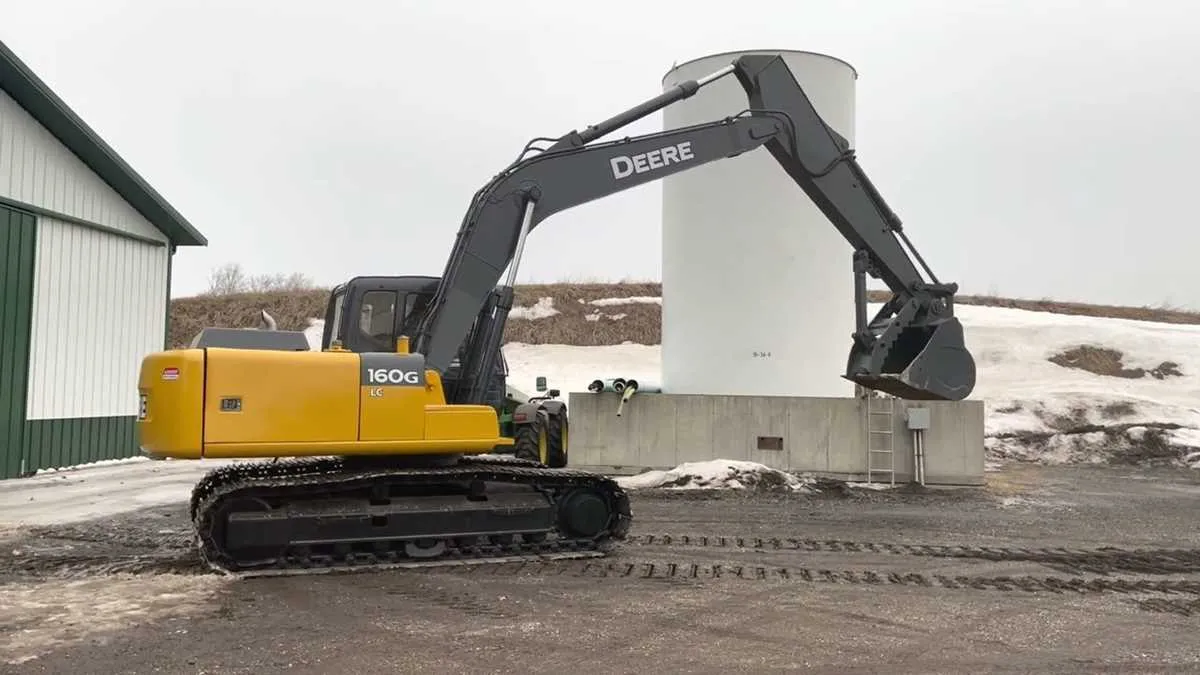 john deere 160g lc excavator specs