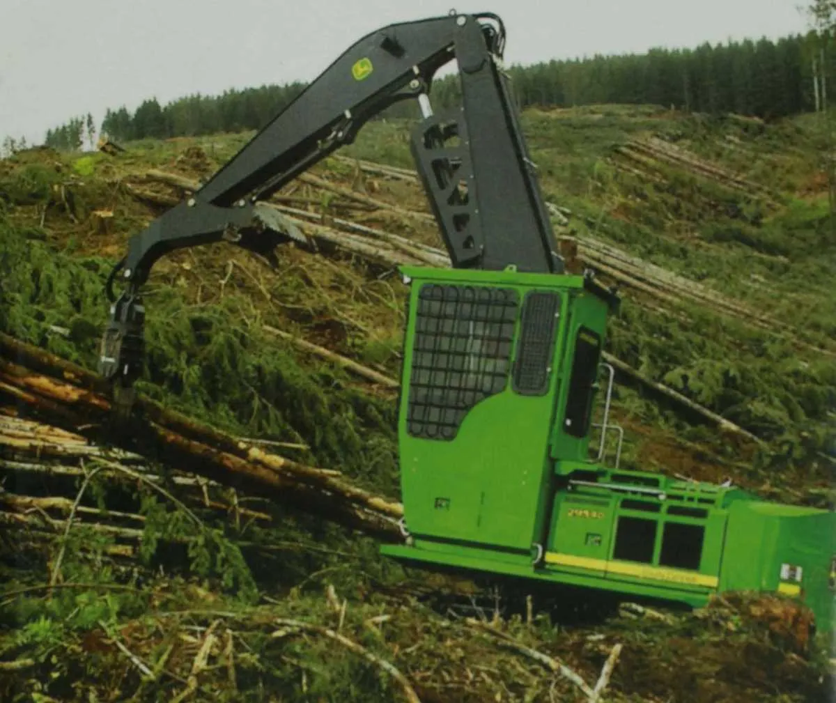 john deere 2454d log loader specs