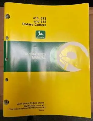 john deere 413 brush hog specs