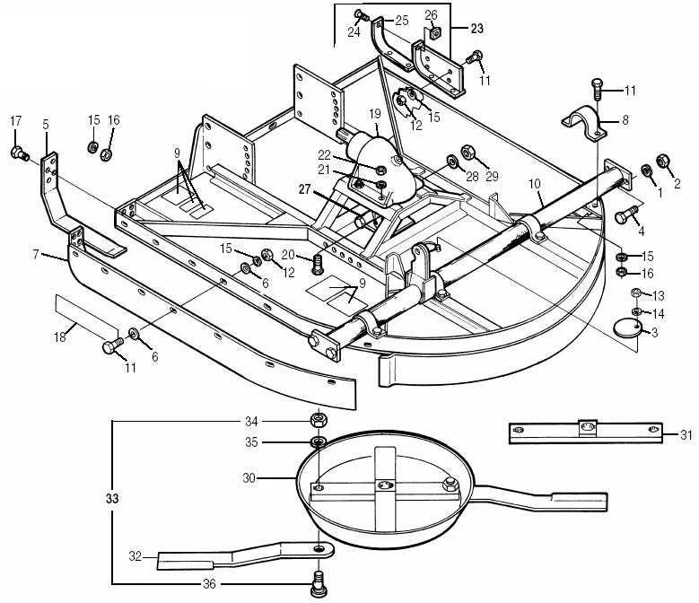 john deere 307 rotary cutter specs
