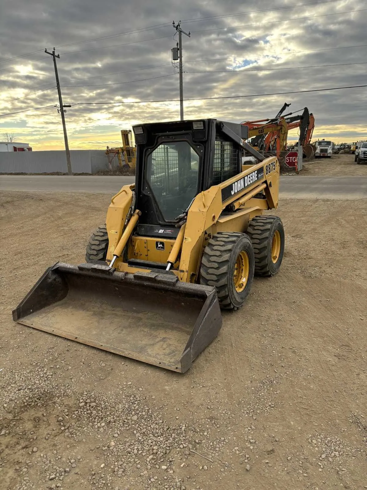 john deere 8875 skid loader specs
