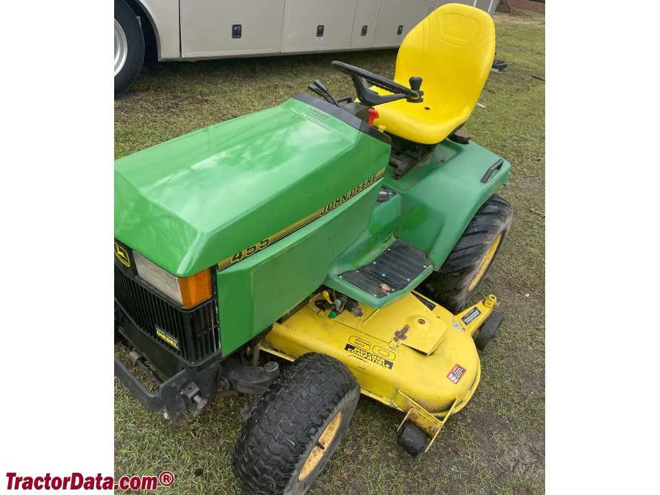 john deere 455 tractor specs