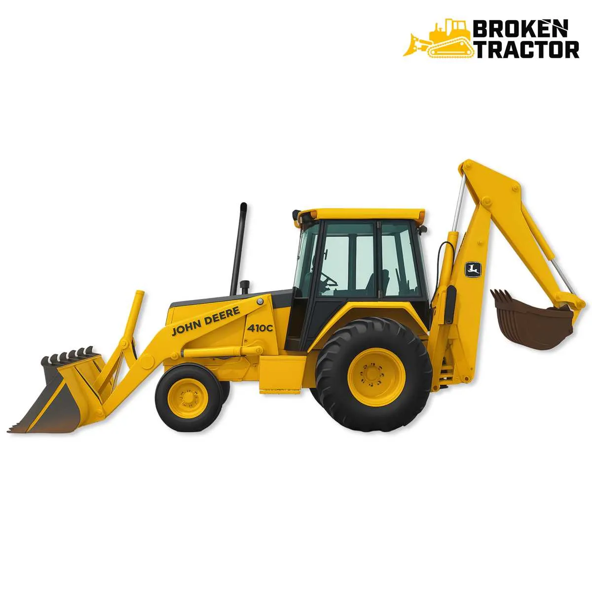 john deere 410c backhoe specs