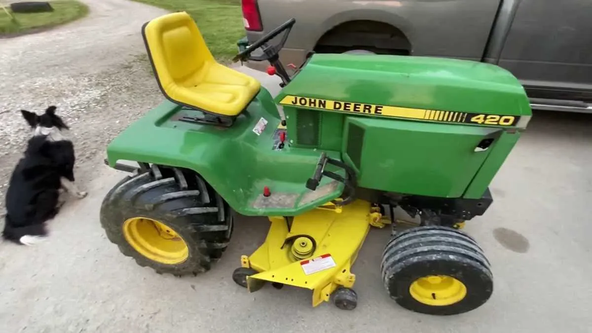 spec for john deere 420 mower