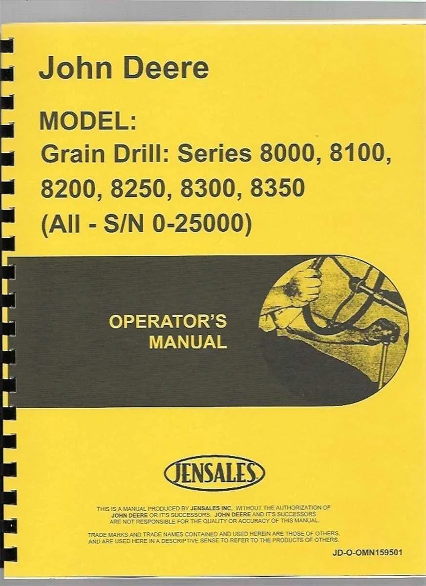 john deere 8200 drill specs