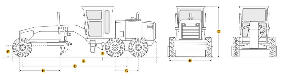 john deere 770b motor grader specs