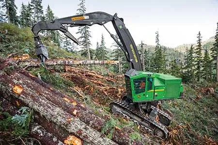 john deere 959k feller buncher specs