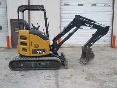 john deere 26g excavator specs