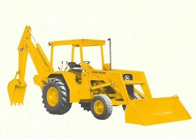 john deere 4100 with 410 loader specs
