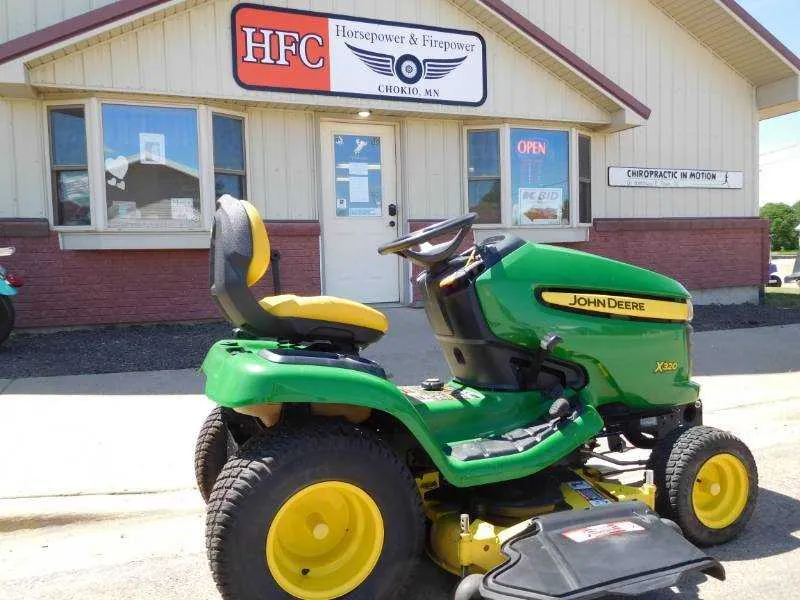 john deere x320 lawn tractor specs