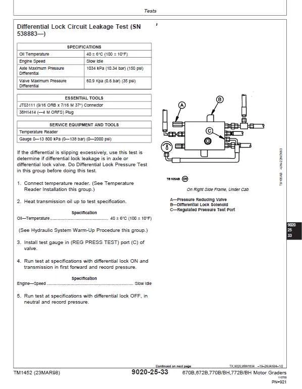 john deere 670b specs