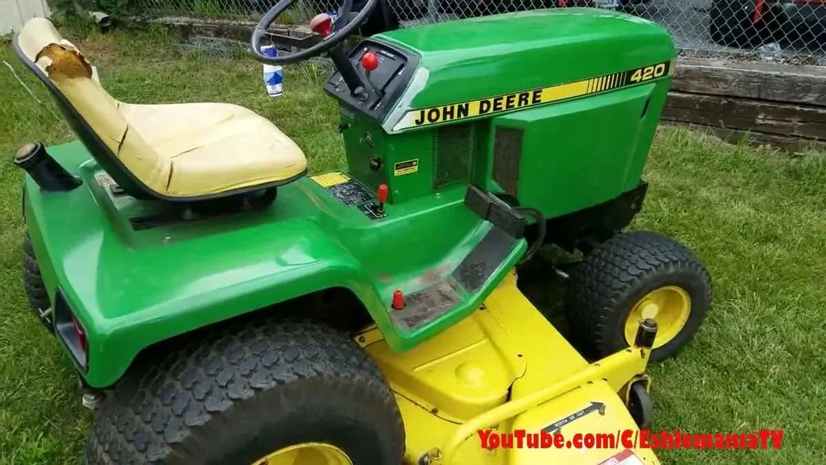 spec for john deere 420 mower