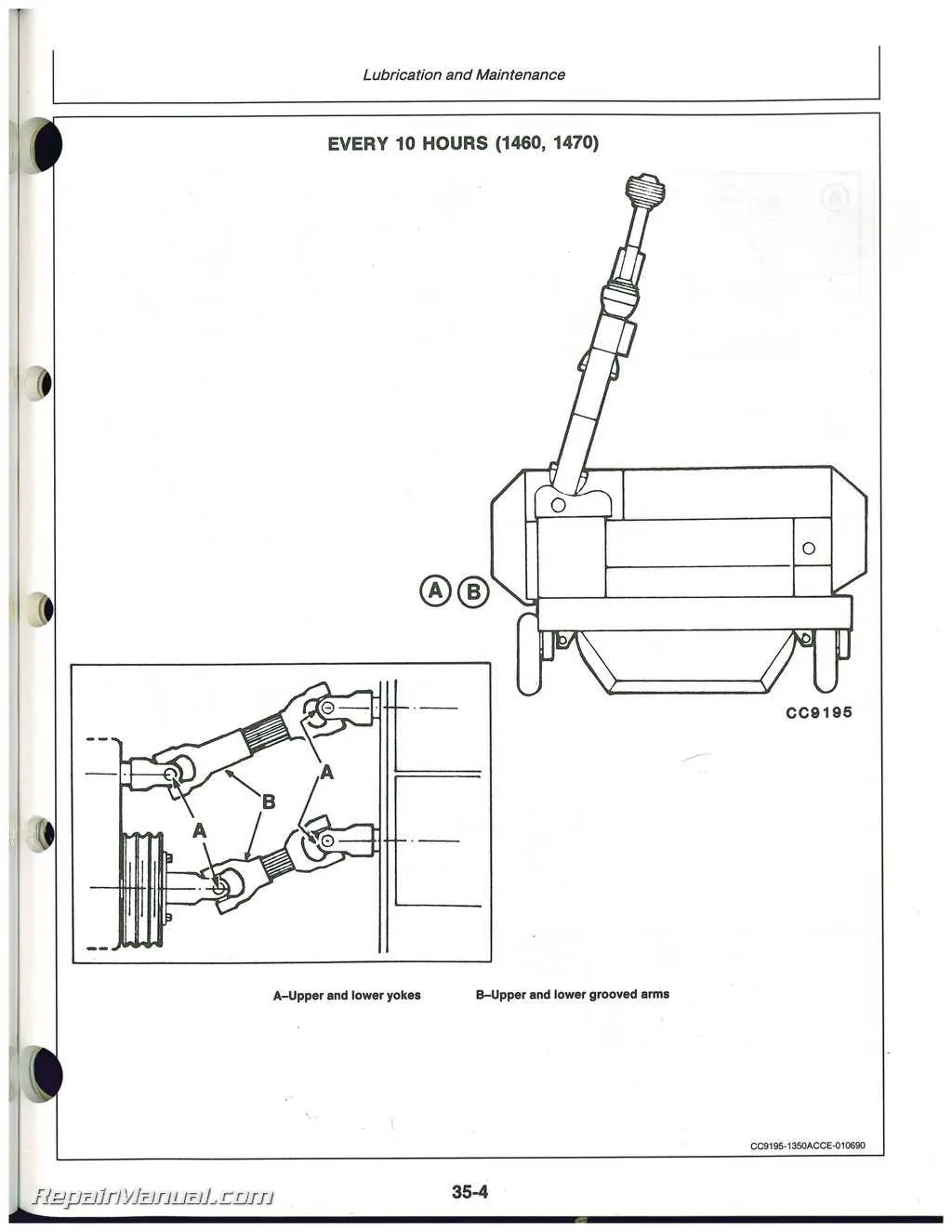 john deere discbine specs